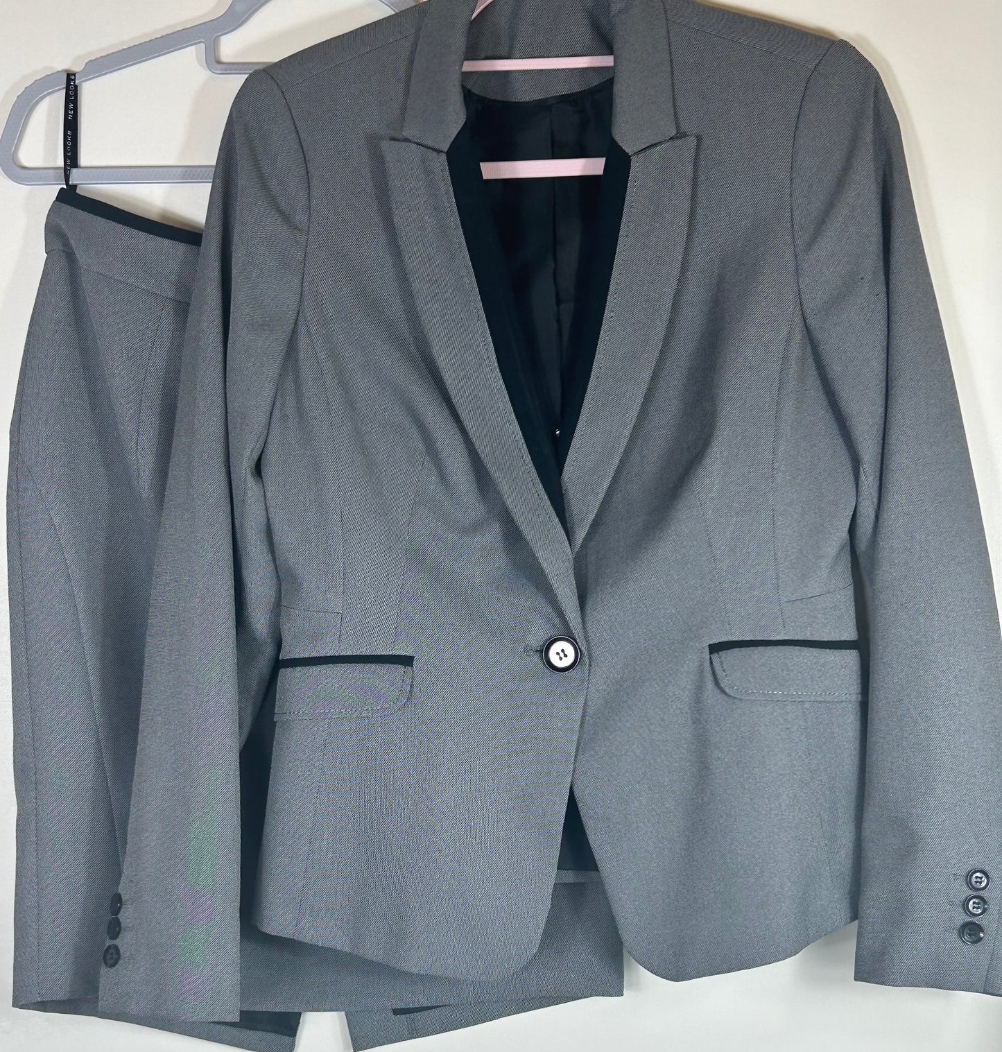 Grey NEW LOOK Skirt Suit
