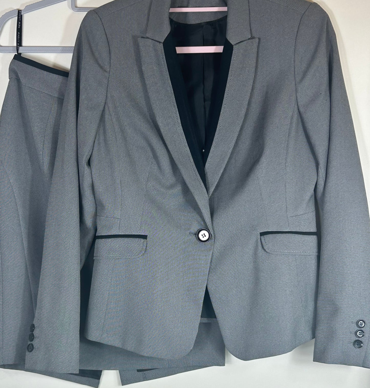 Grey NEW LOOK Skirt Suit