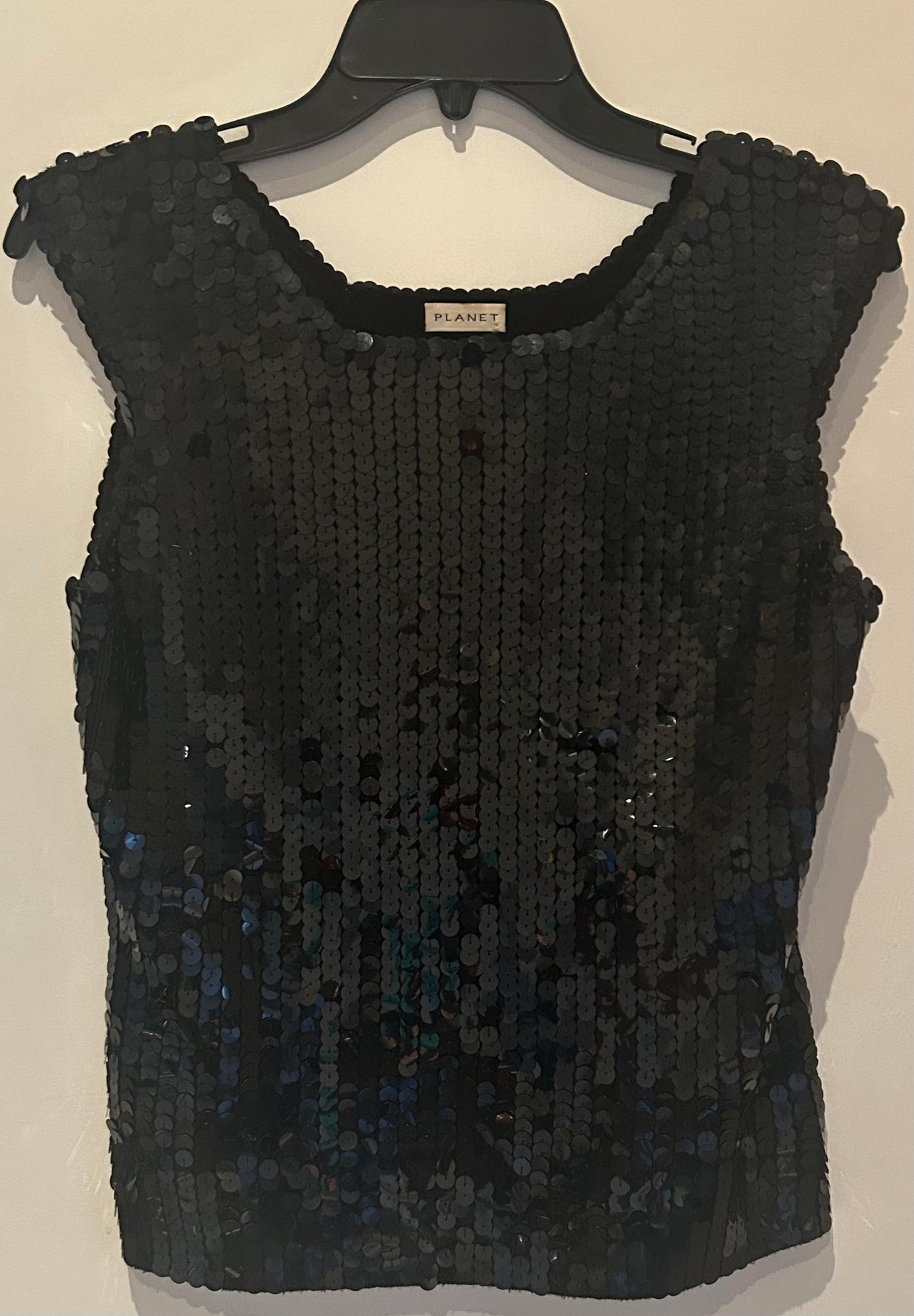 Black PLANET Sequined Top