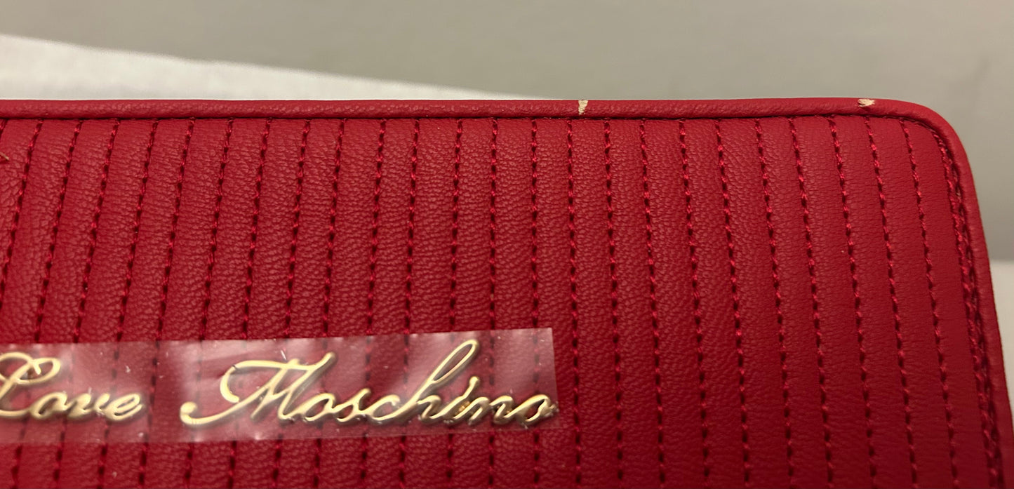 Red Moschino Wallet