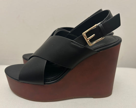 Black Rita Ora (PRIMARK) Wedge Sandals