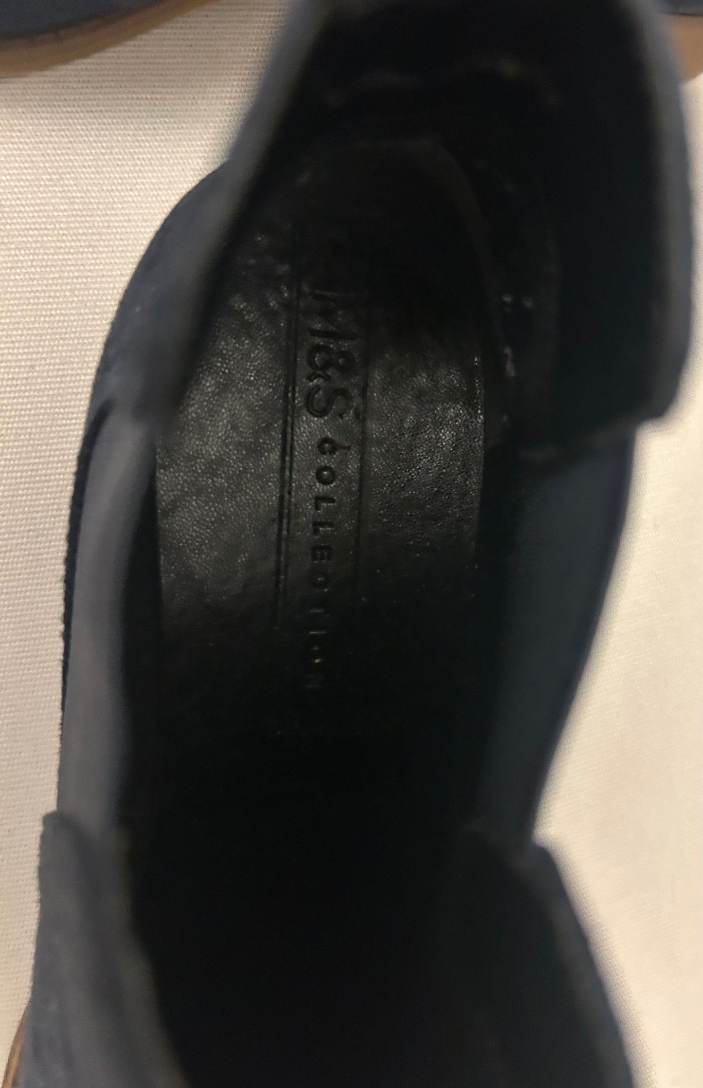 Black JONES Ladies Leather Ankle Boots