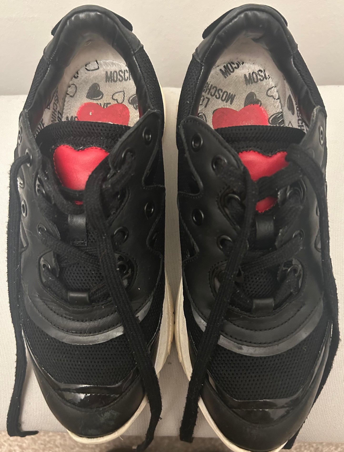 Black MOSCHINO Trainers
