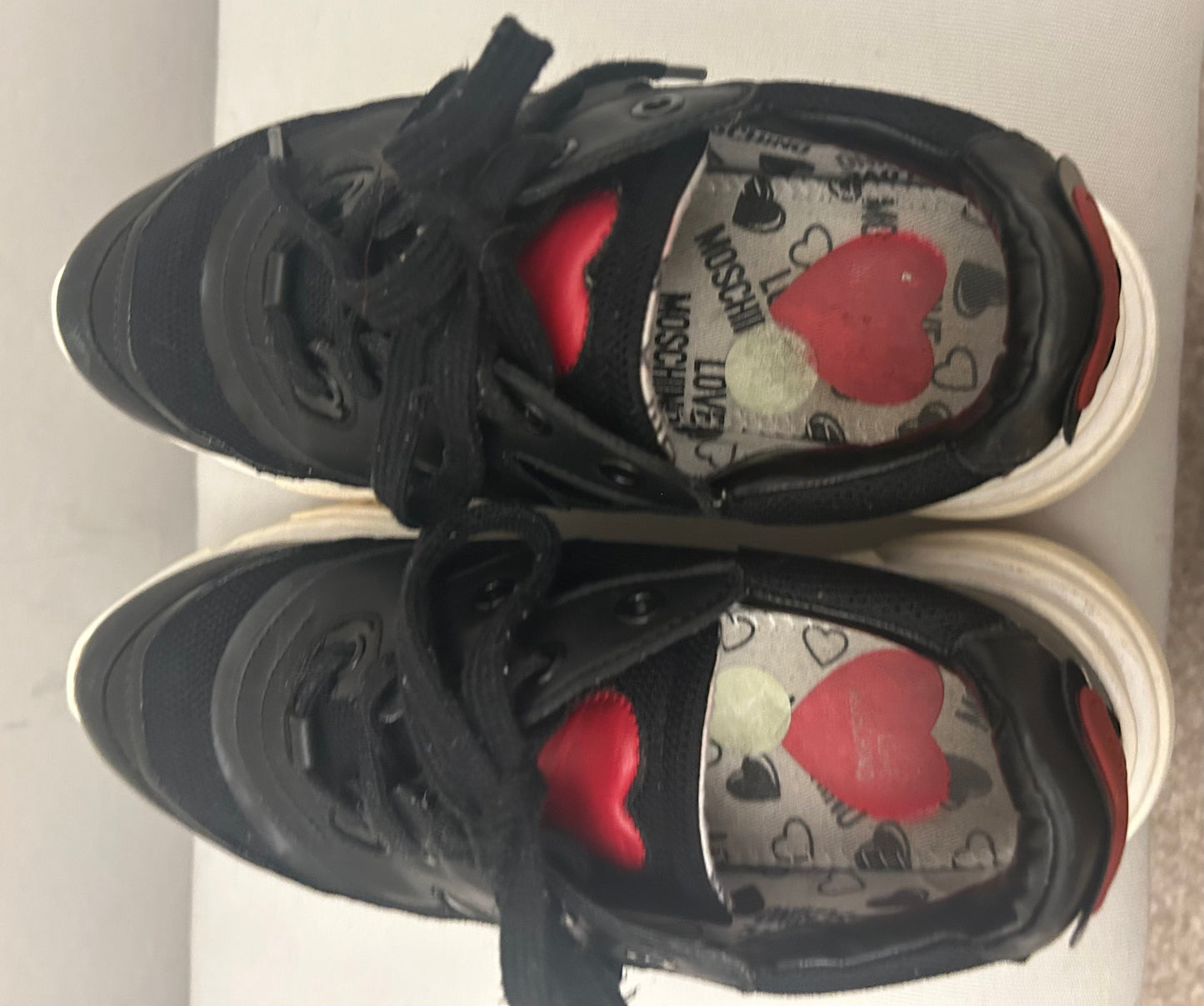 Black MOSCHINO Trainers