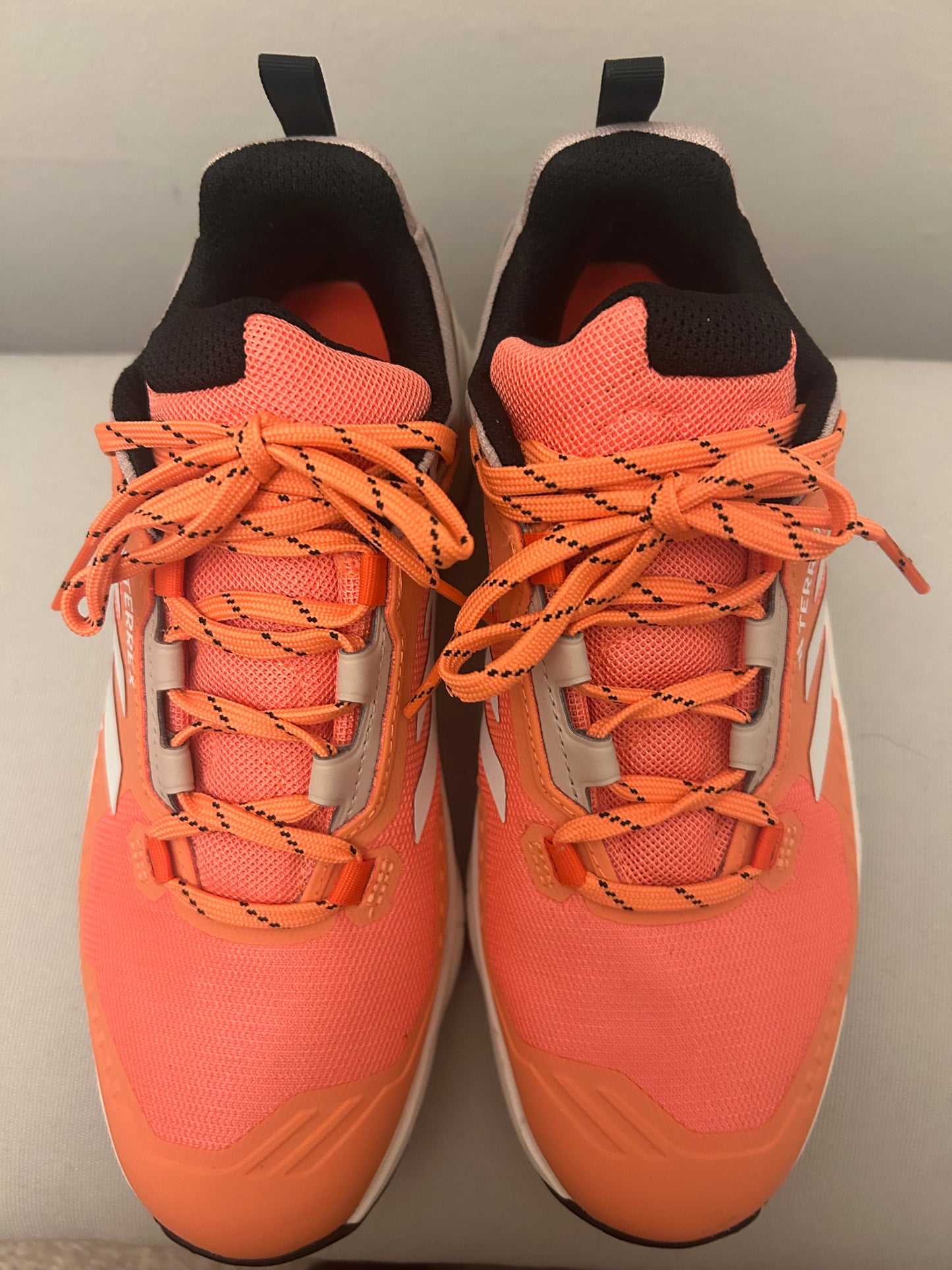 Orange Adidas Continental Terrex Trainers