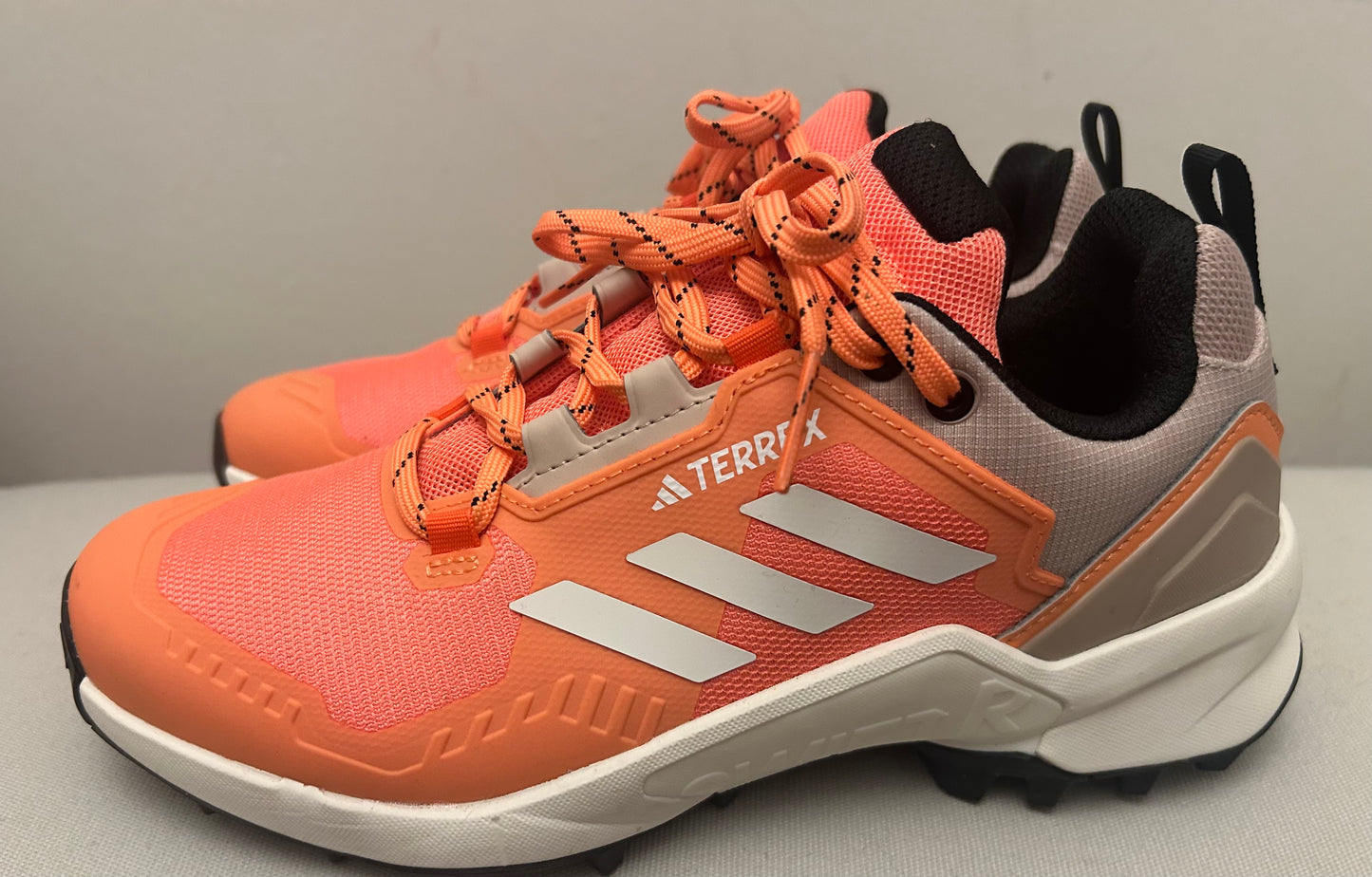 Orange Adidas Continental Terrex Trainers