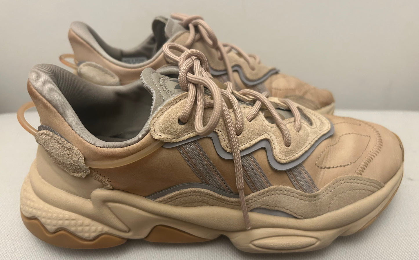 Beige Adidas Ozweego Trainers