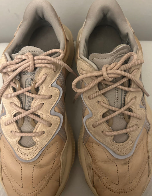Beige Adidas Ozweego Trainers