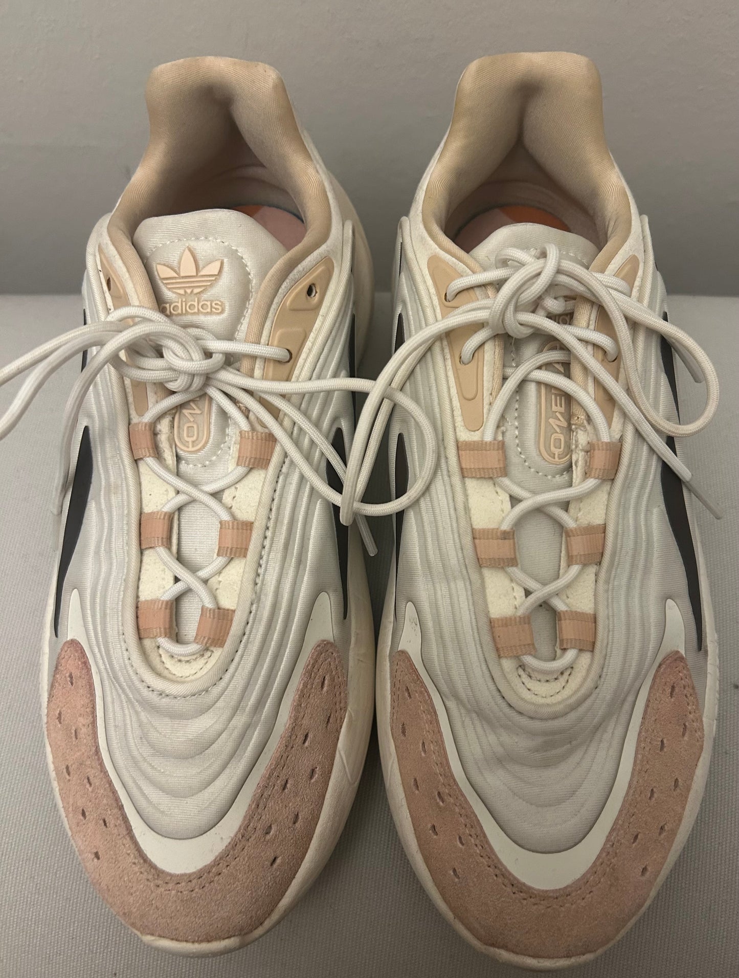 Beige Adidas Running Trainers
