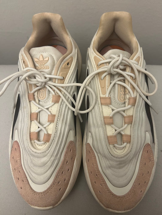 Beige Adidas Running Trainers
