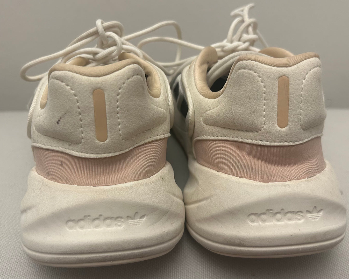 Beige Adidas Running Trainers