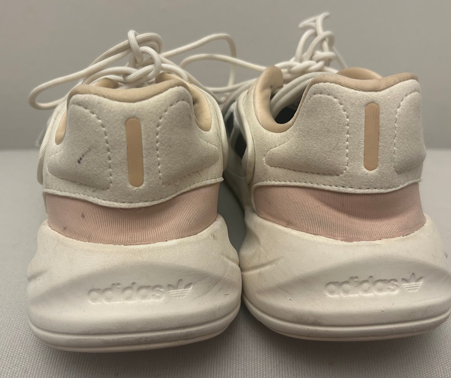 Beige Adidas Running Trainers