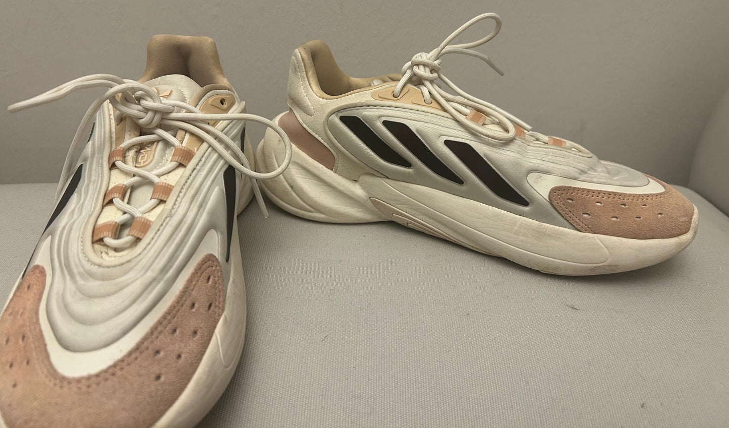 Beige Adidas Running Trainers