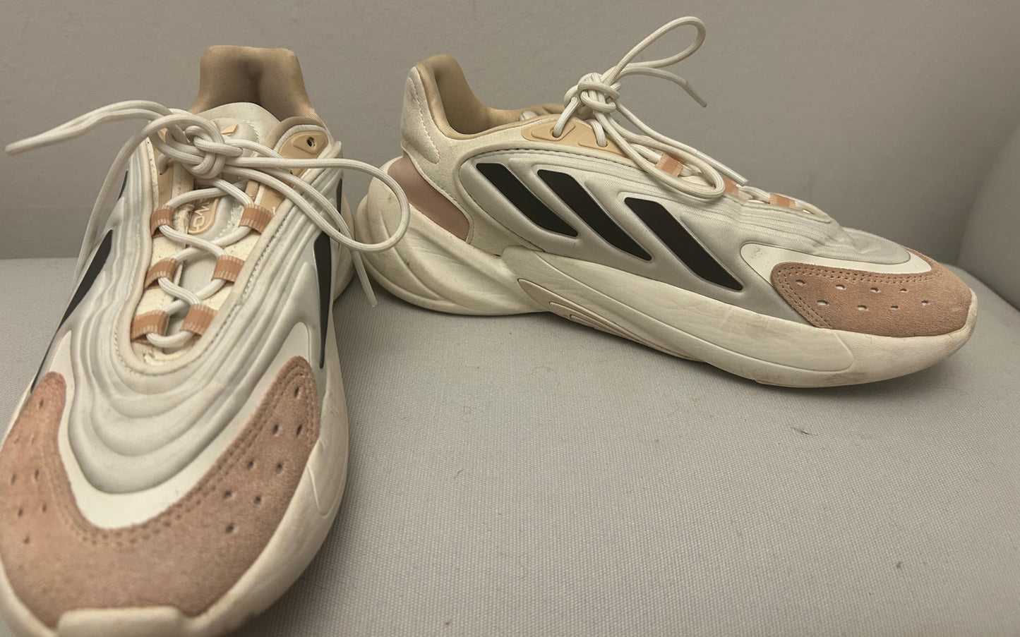 Beige Adidas Running Trainers
