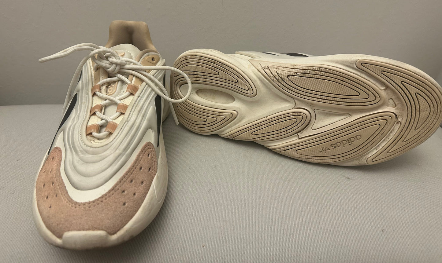 Beige Adidas Running Trainers
