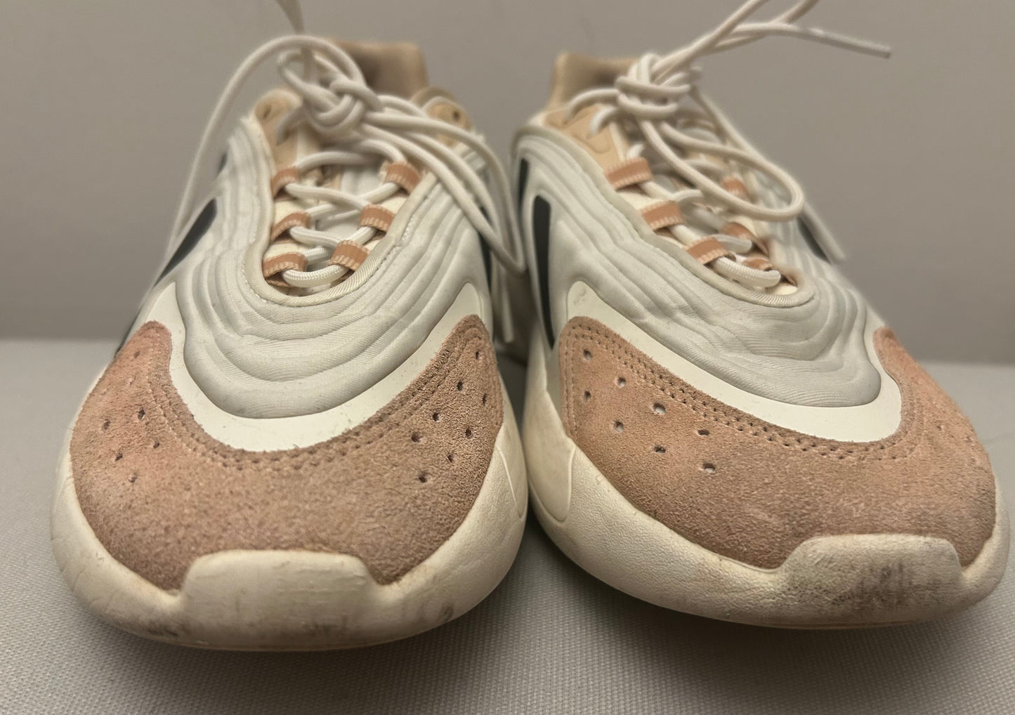 Beige Adidas Running Trainers