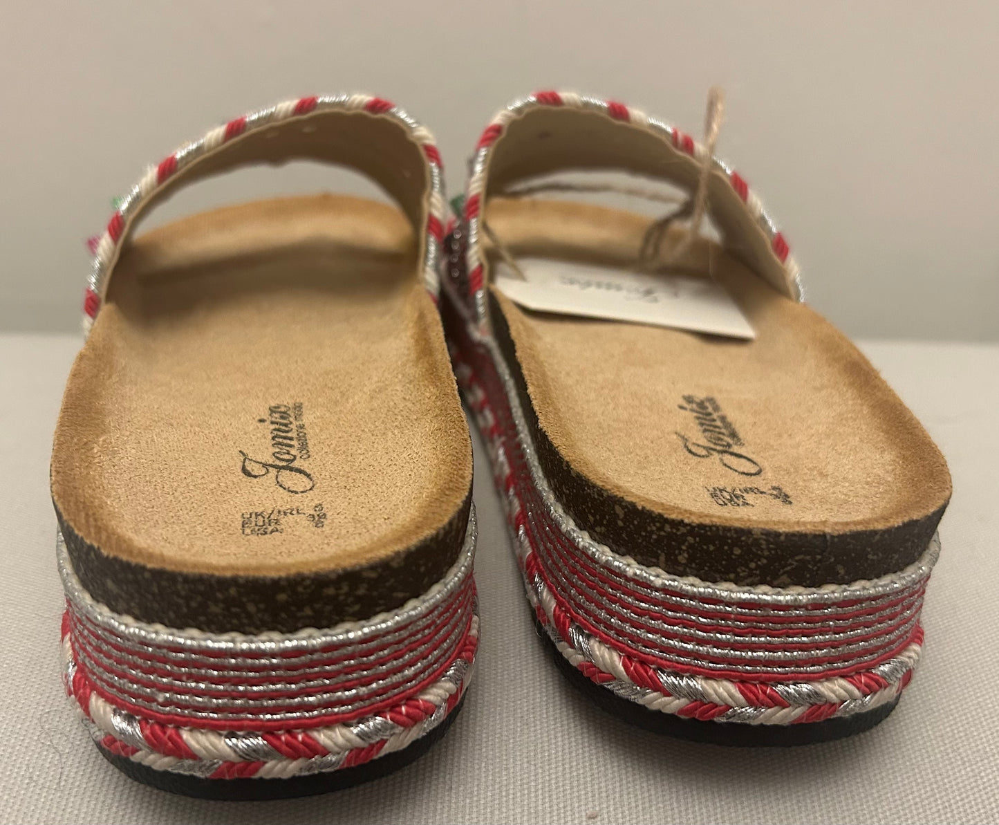 Multi  Coloured Beaded Sandals