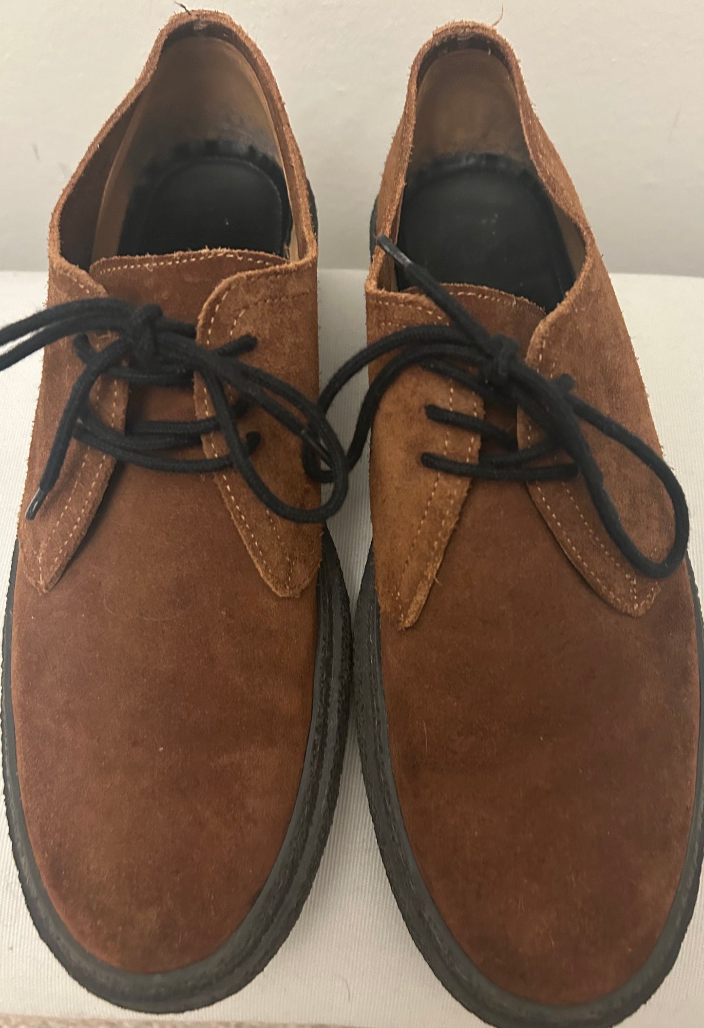 Tan Fred Perry Derby Shoes