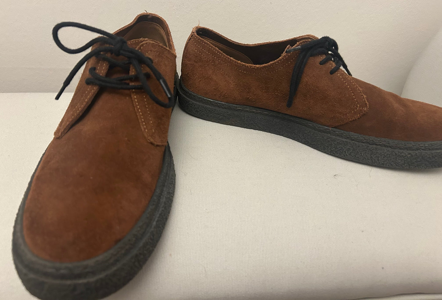 Tan Fred Perry Derby Shoes