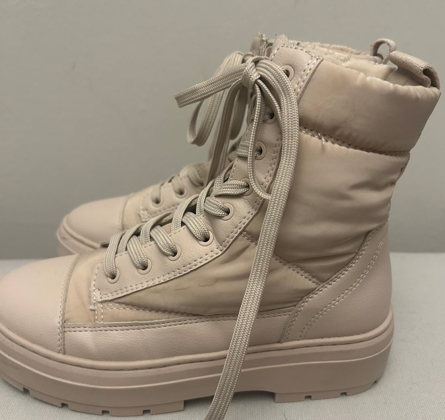 Beige ZARA Short Boots