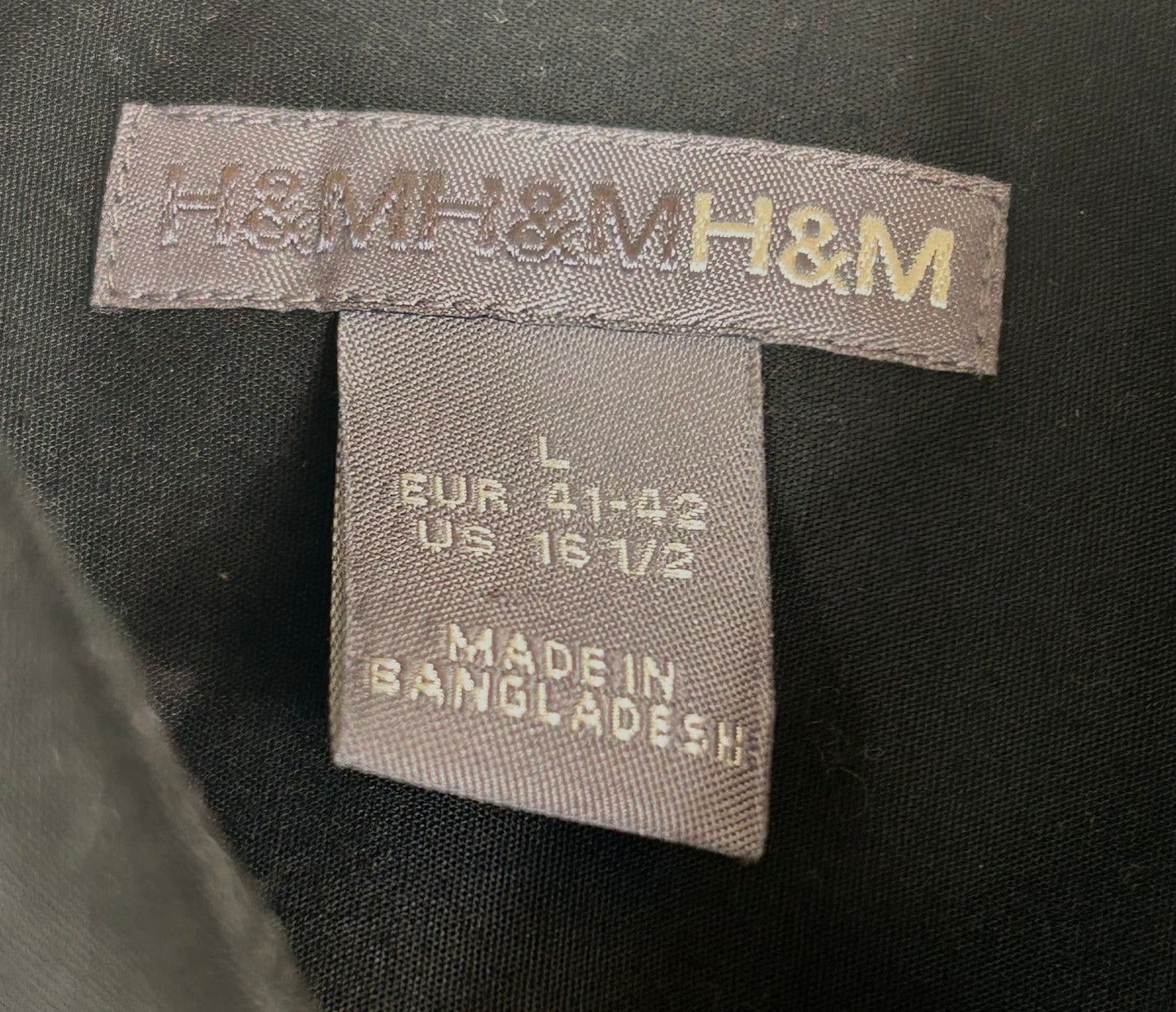 Black Gents H&M Shirt