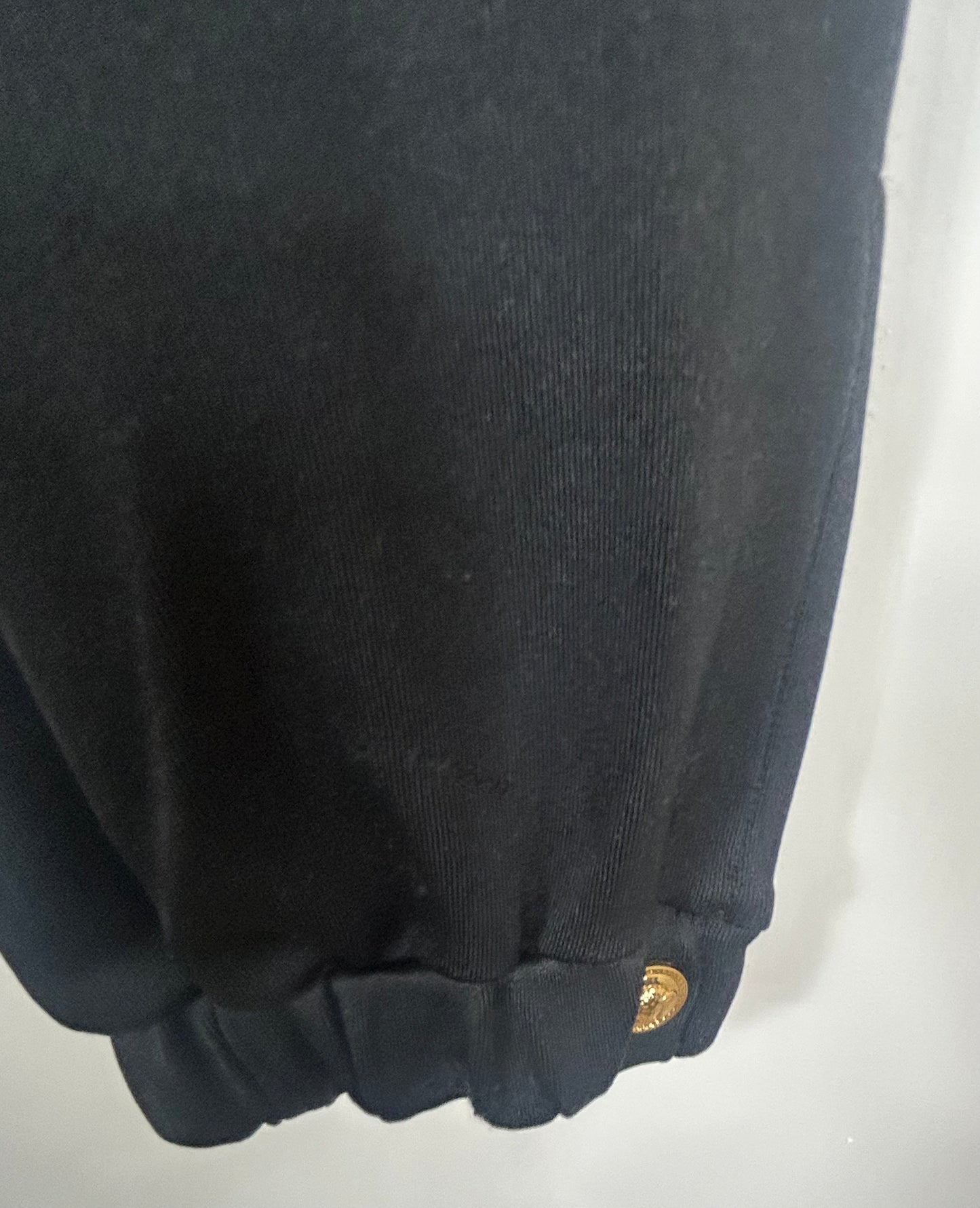 Black VERSACE Jogger Style Trousers
