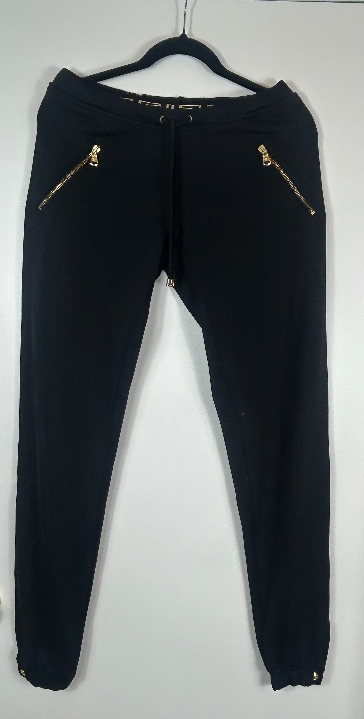 Black VERSACE Jogger Style Trousers