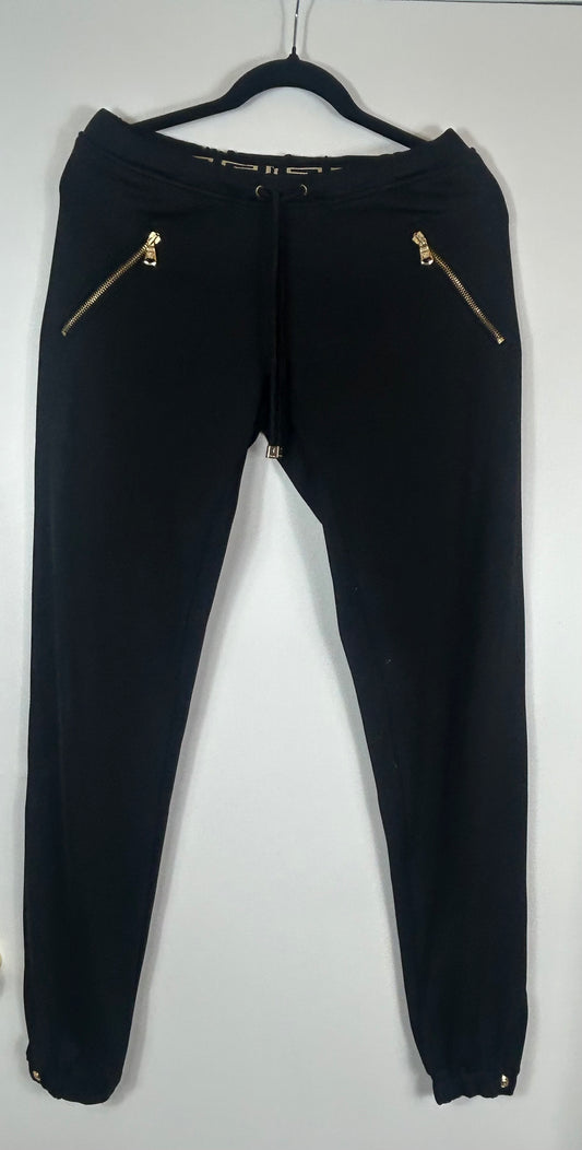 Black VERSACE Jogger Style Trousers