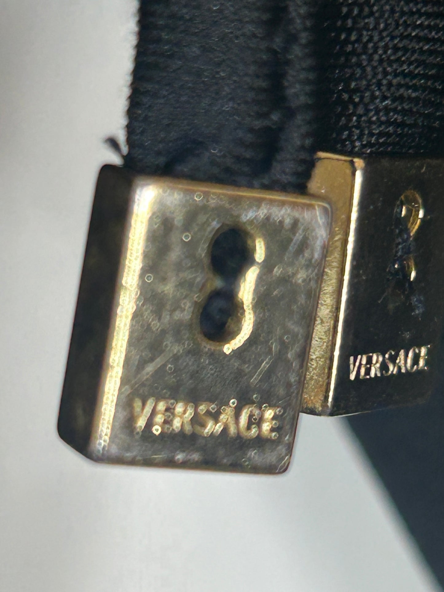 Black VERSACE Jogger Style Trousers