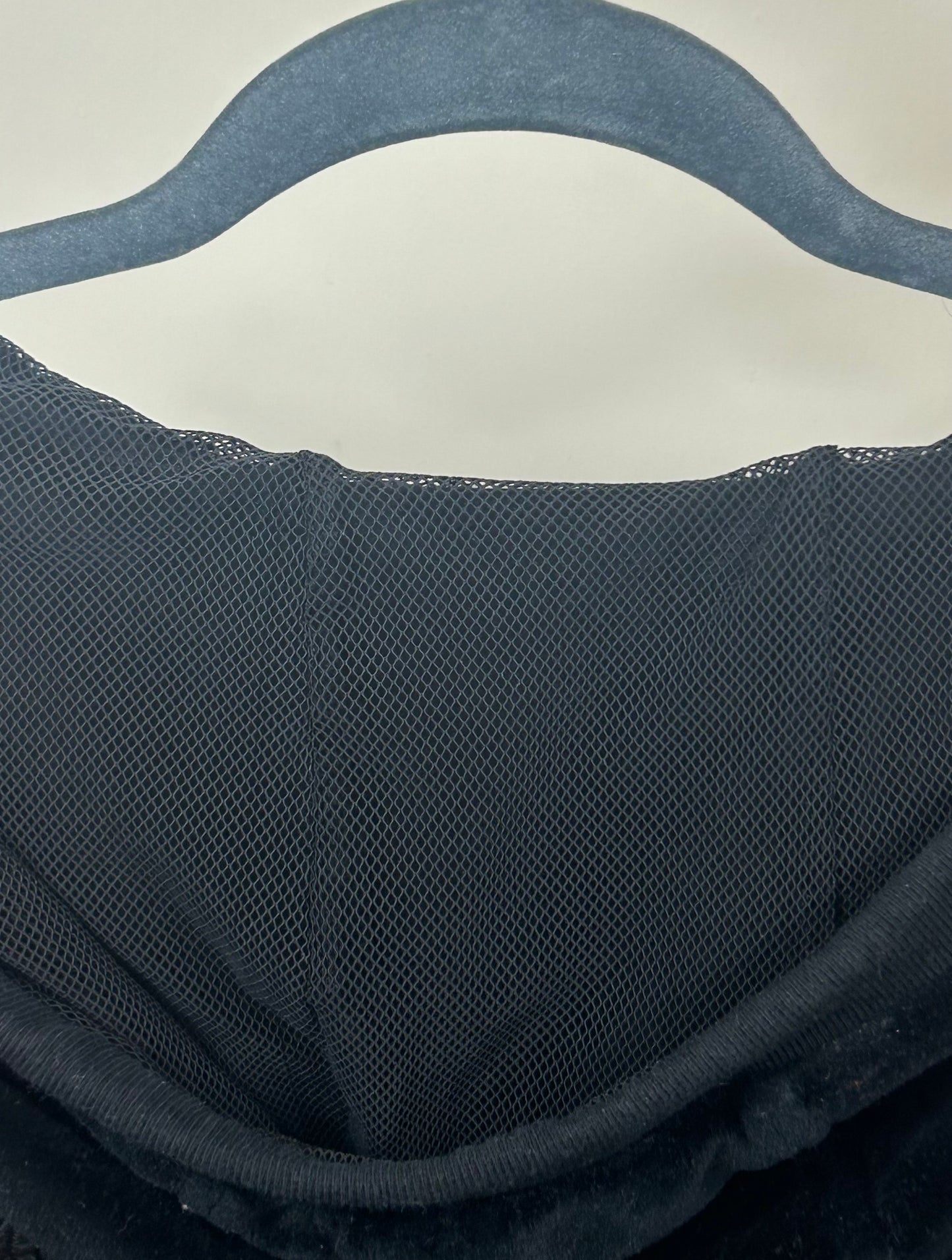 Black VERSACE Velour Hoodie
