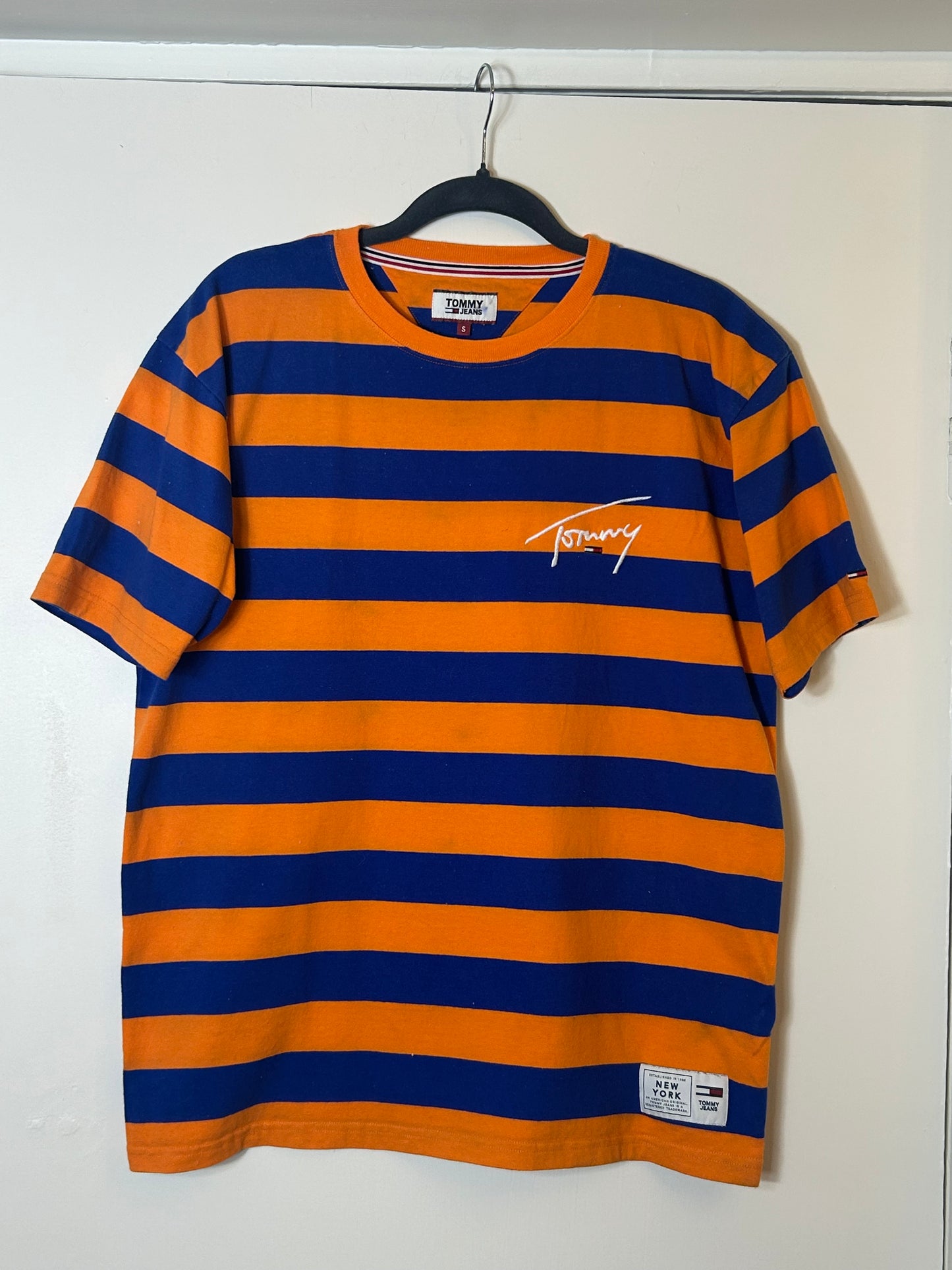 Orange & Blue Tommy Hilfiger Top