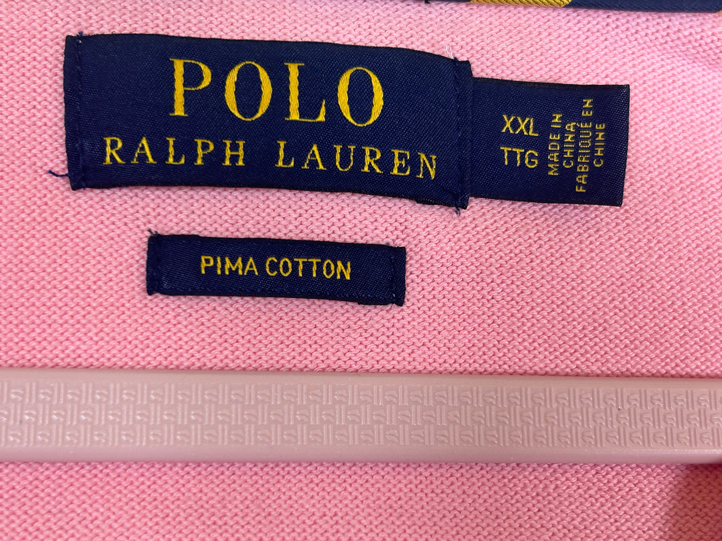 Pink V Neck Polo Ralph Lauren Men’s Sweater