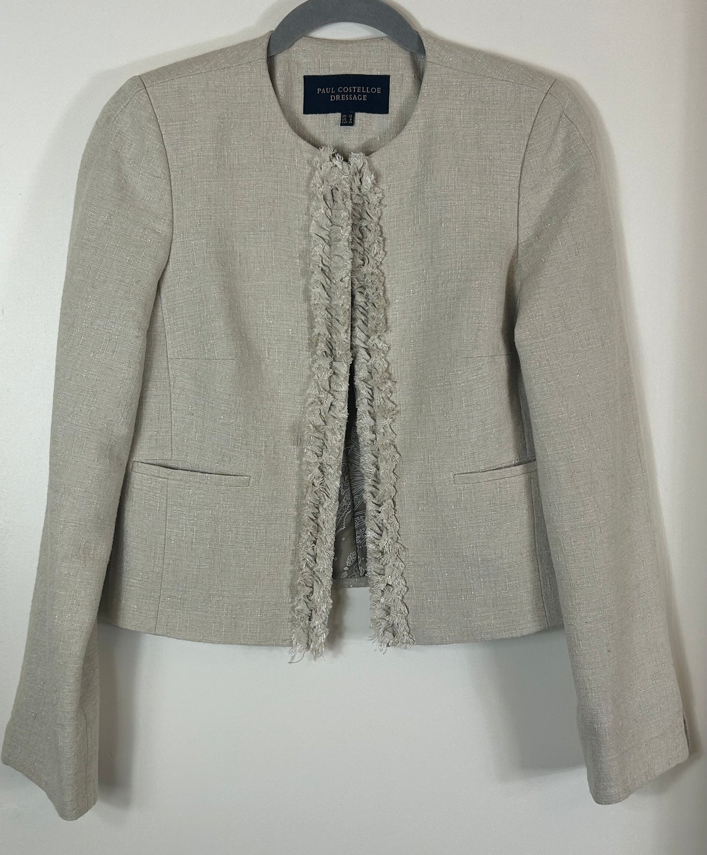 Beige Paul Costello Dressage Jacket