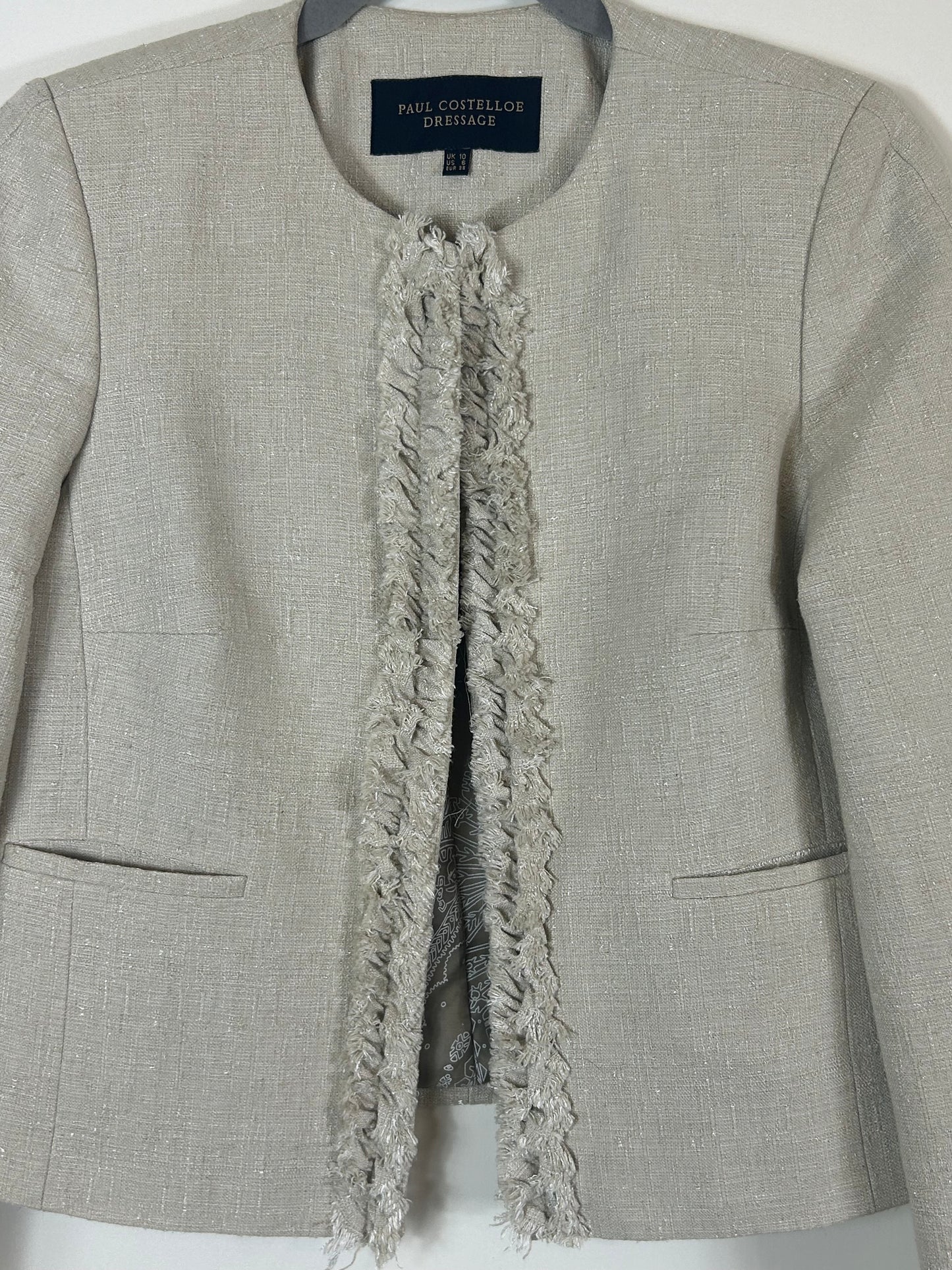 Beige Paul Costello Dressage Jacket