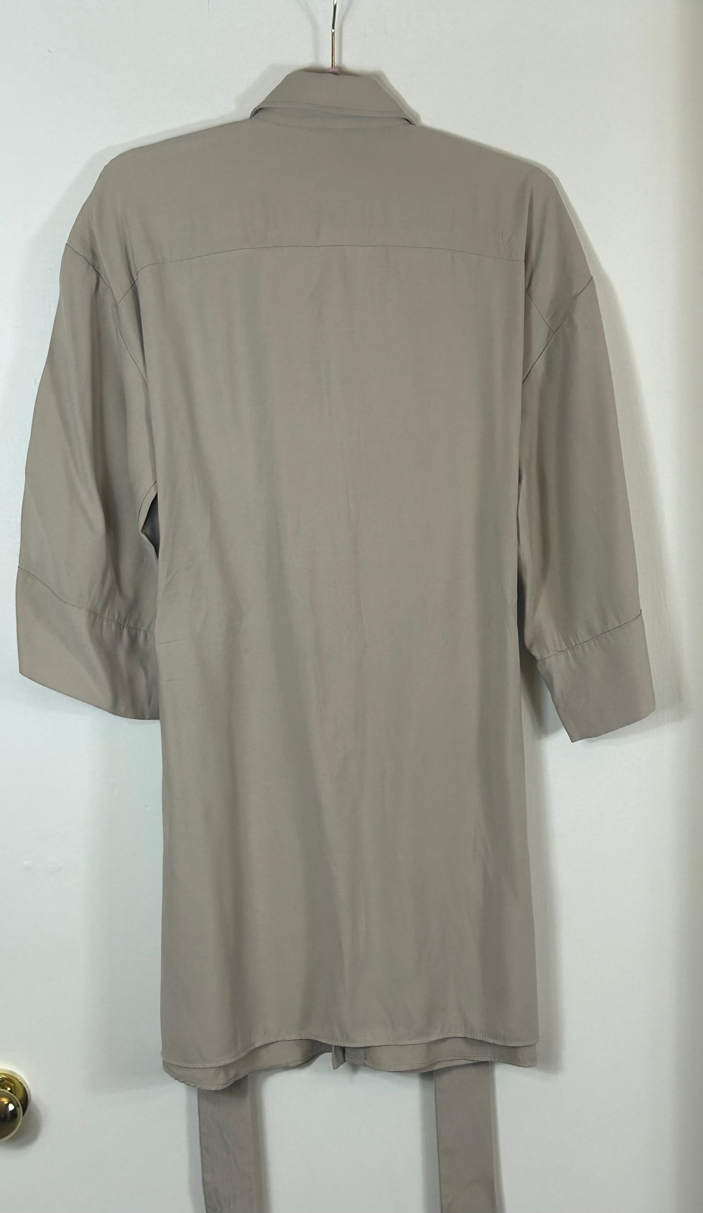 Beige ZARA Shirt Dress