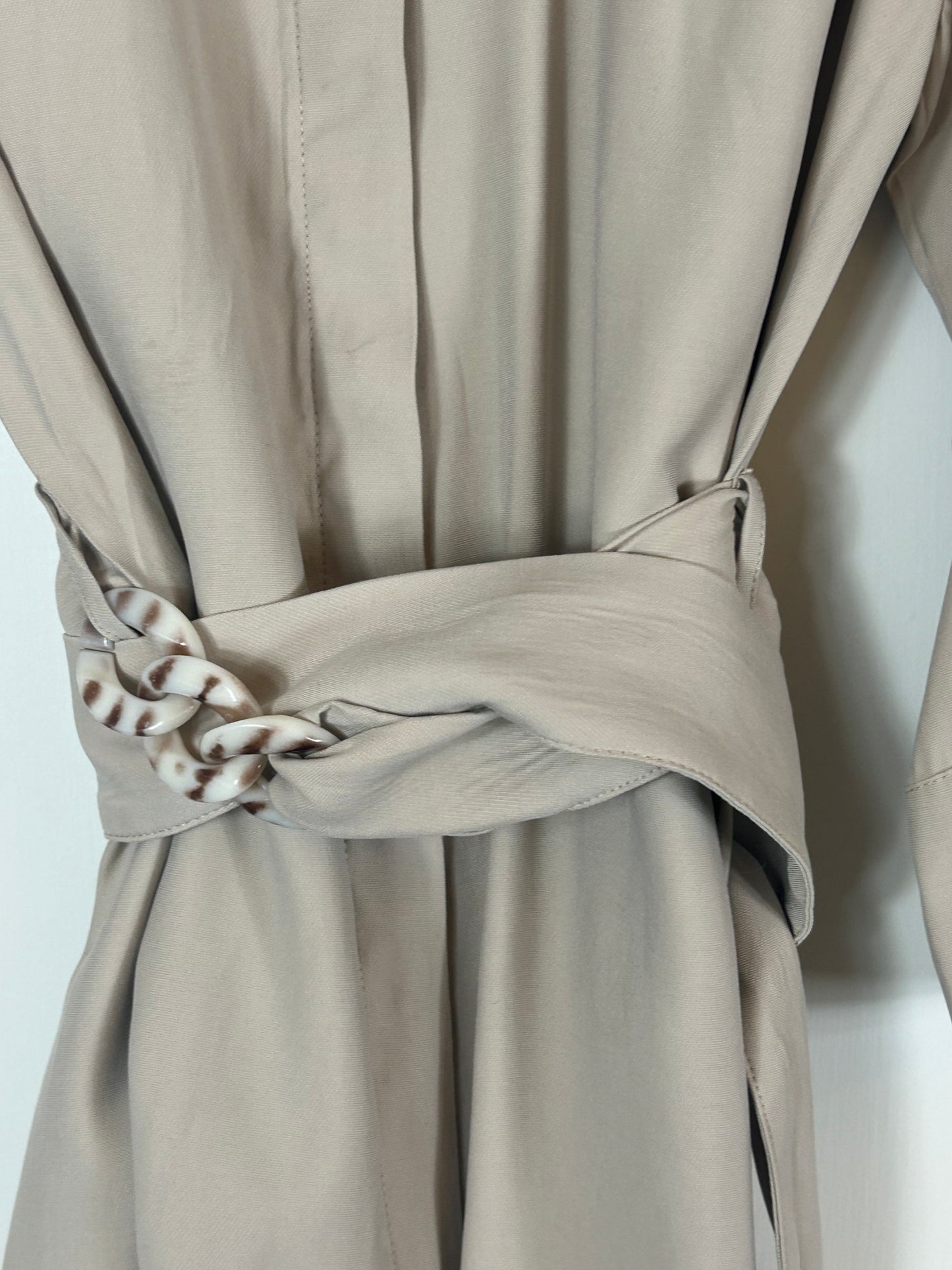 Beige ZARA Shirt Dress