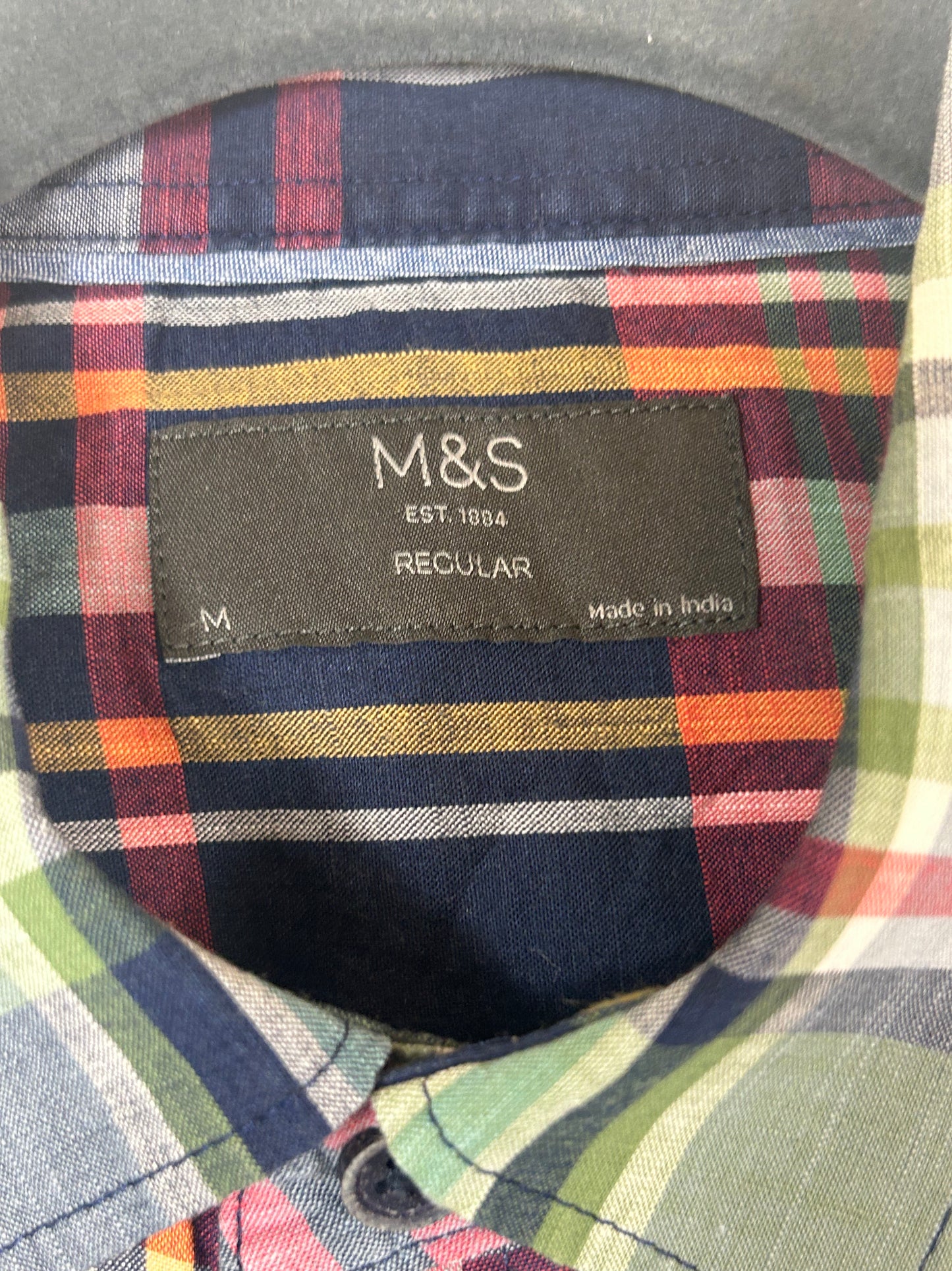 Multi M&S Short Sleeve Gents Shirt