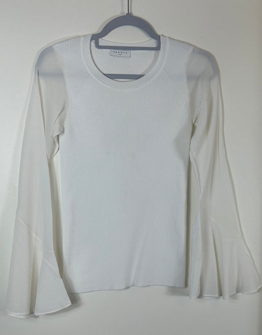 White Sandro Paris  Ladies Top