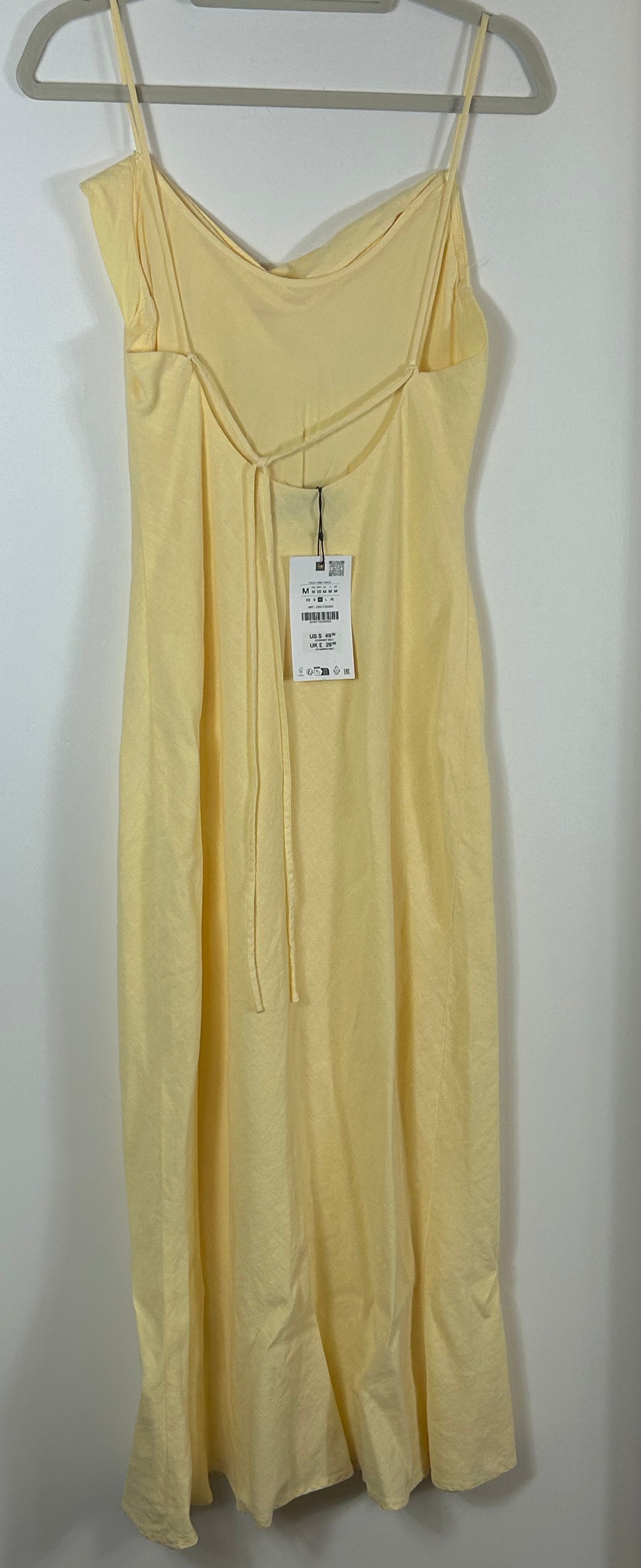 Lemon ZARA Long Summer Dress