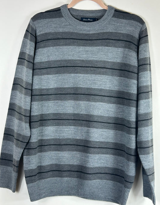 Grey striped James Pringle Sweater