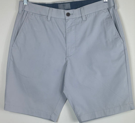 Pale Grey M&S Dress Shorts