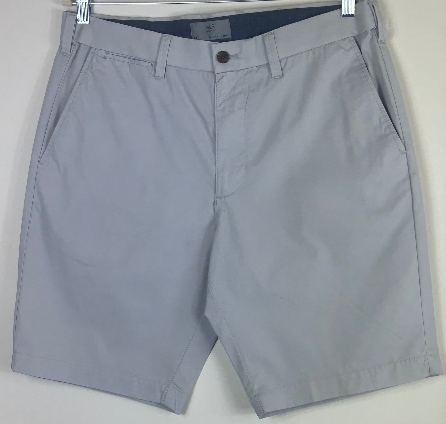 Pale Grey M&S Dress Shorts