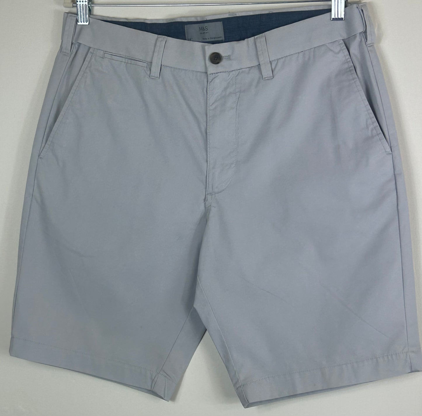 Pale Grey M&S Dress Shorts