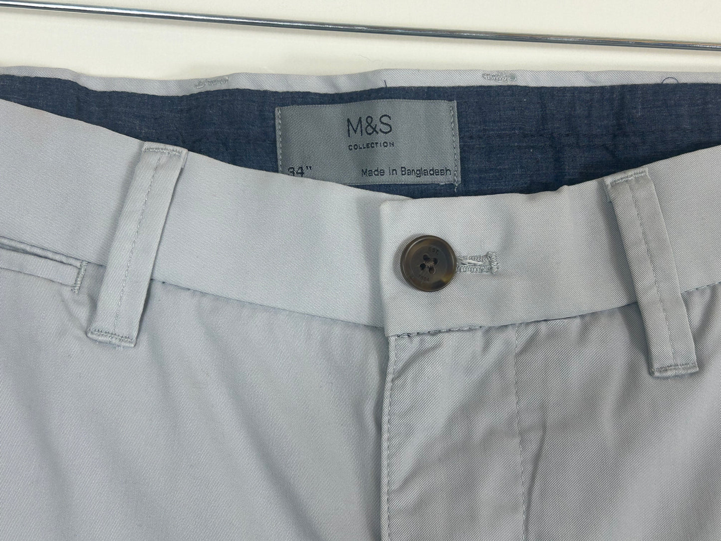 Pale Grey M&S Dress Shorts