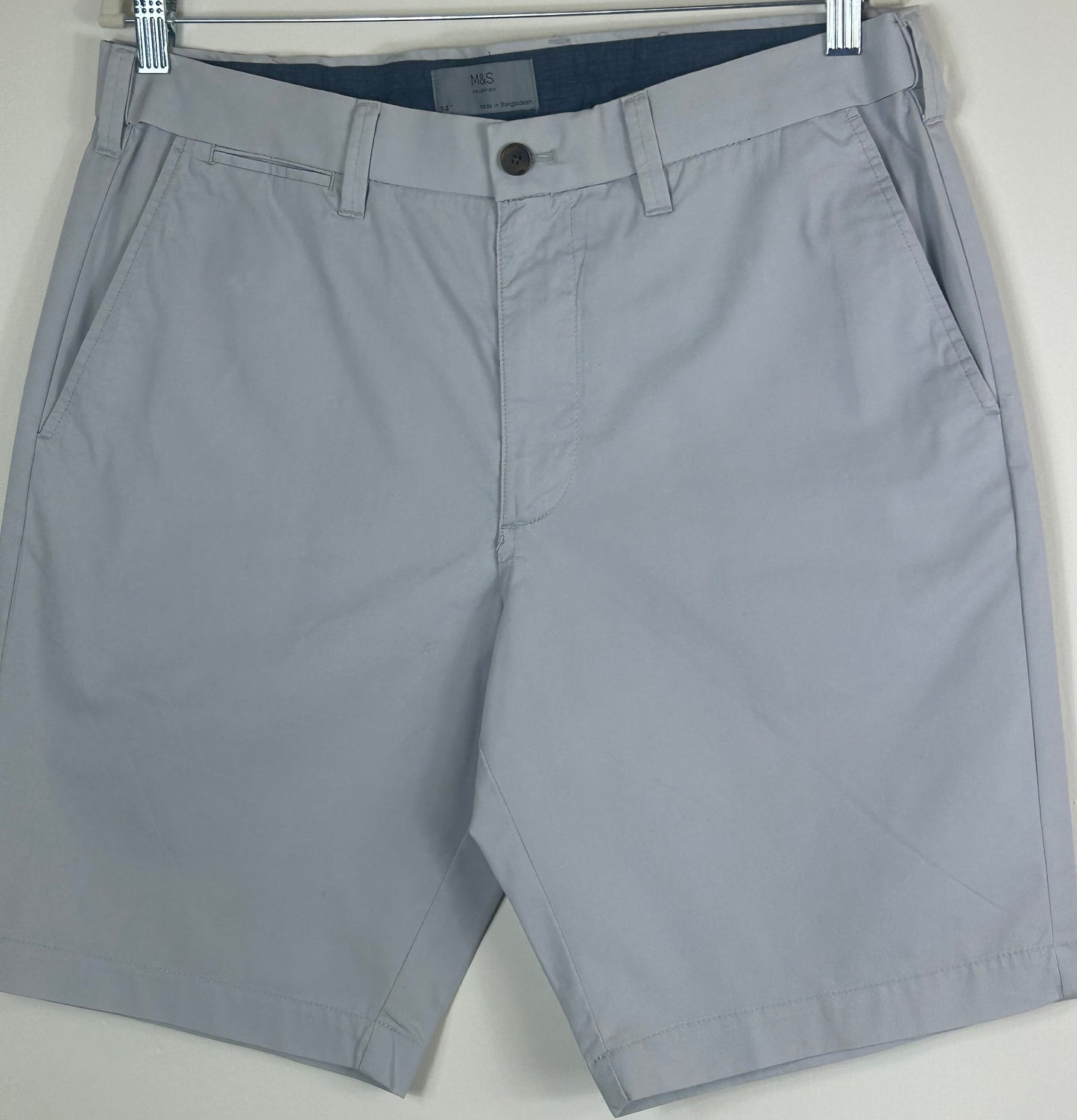 Pale Grey M&S Dress Shorts