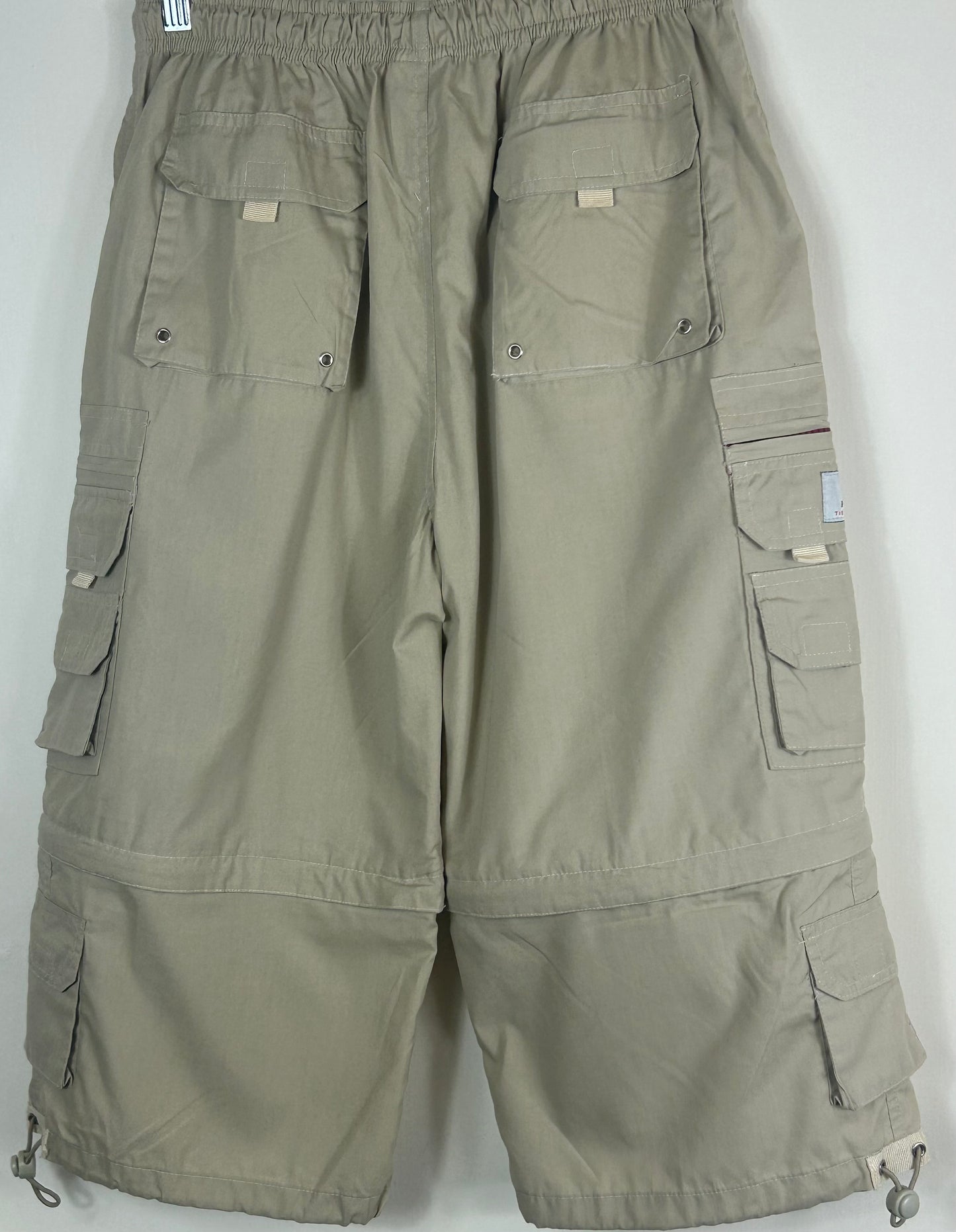 Beige 3/4 Length Cargo Pants