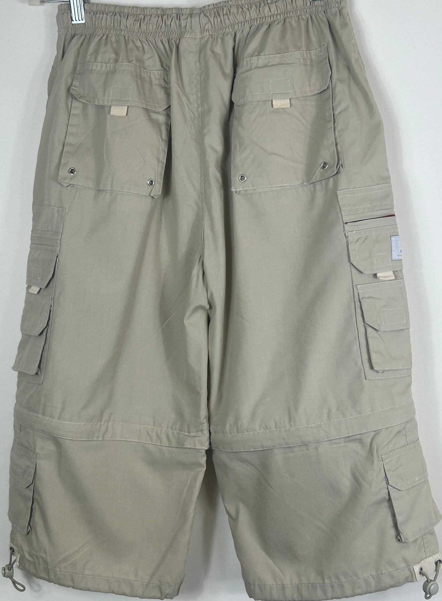 Beige 3/4 Length Cargo Pants