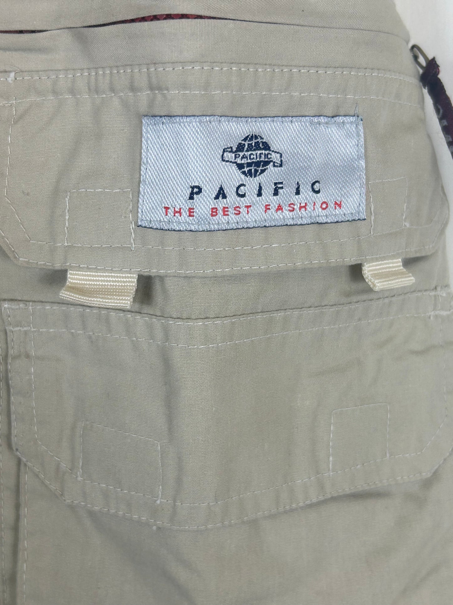 Beige 3/4 Length Cargo Pants