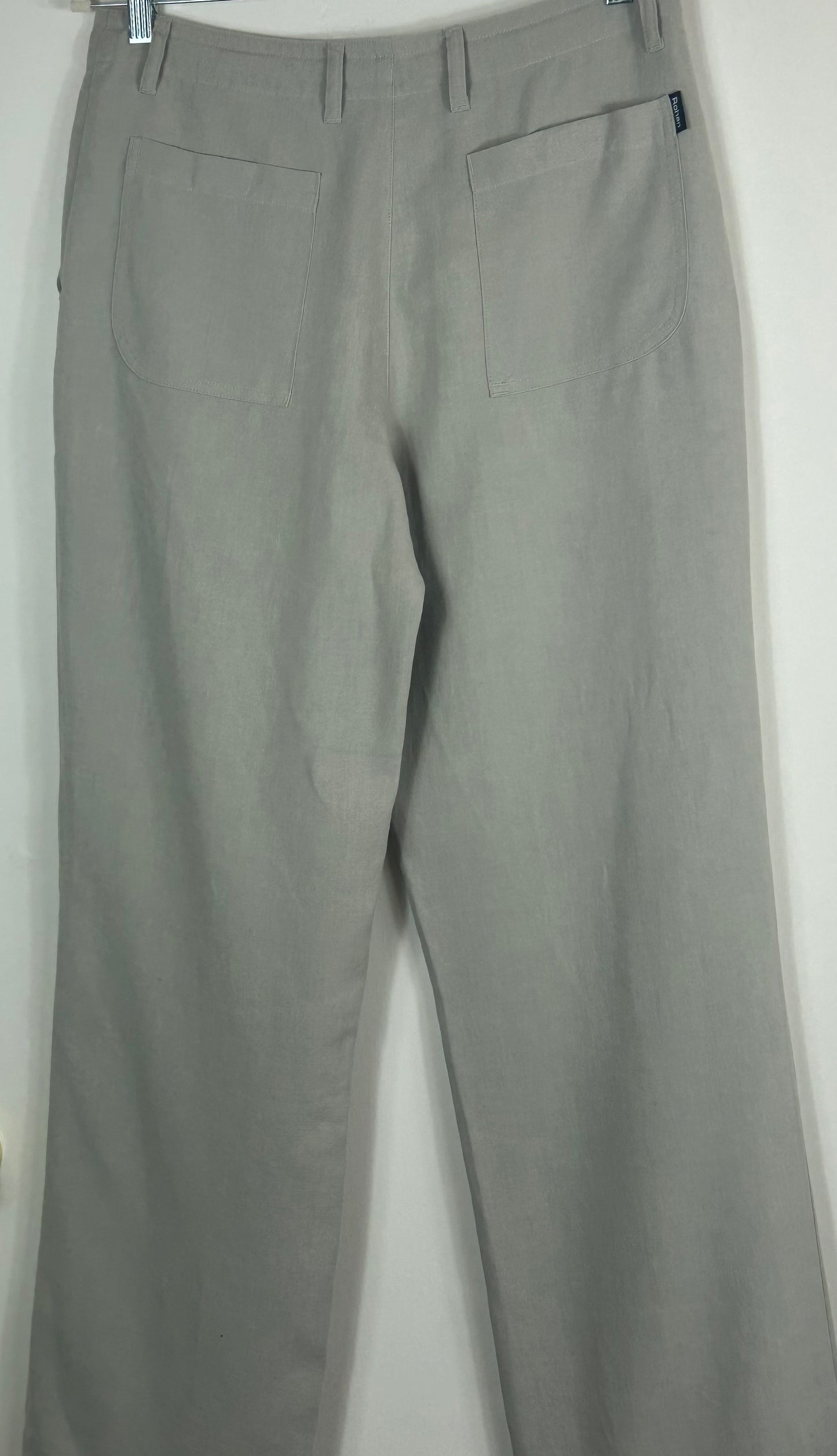 Beige Gents Rohan Linen Blend Trousers