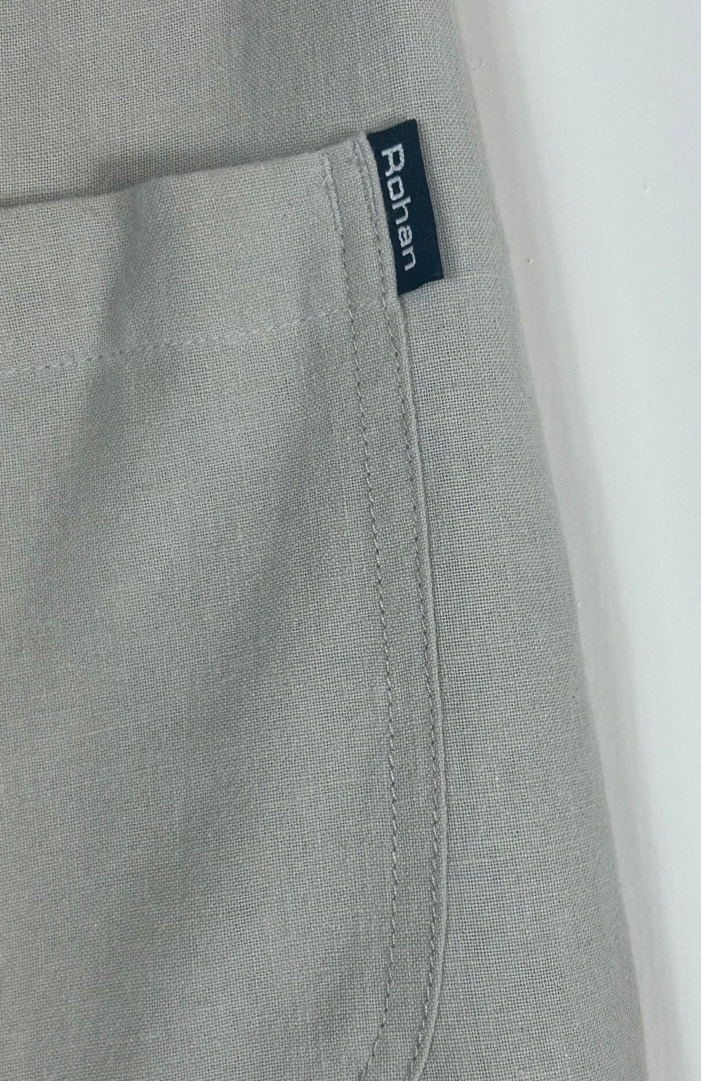 Beige Gents Rohan Linen Blend Trousers